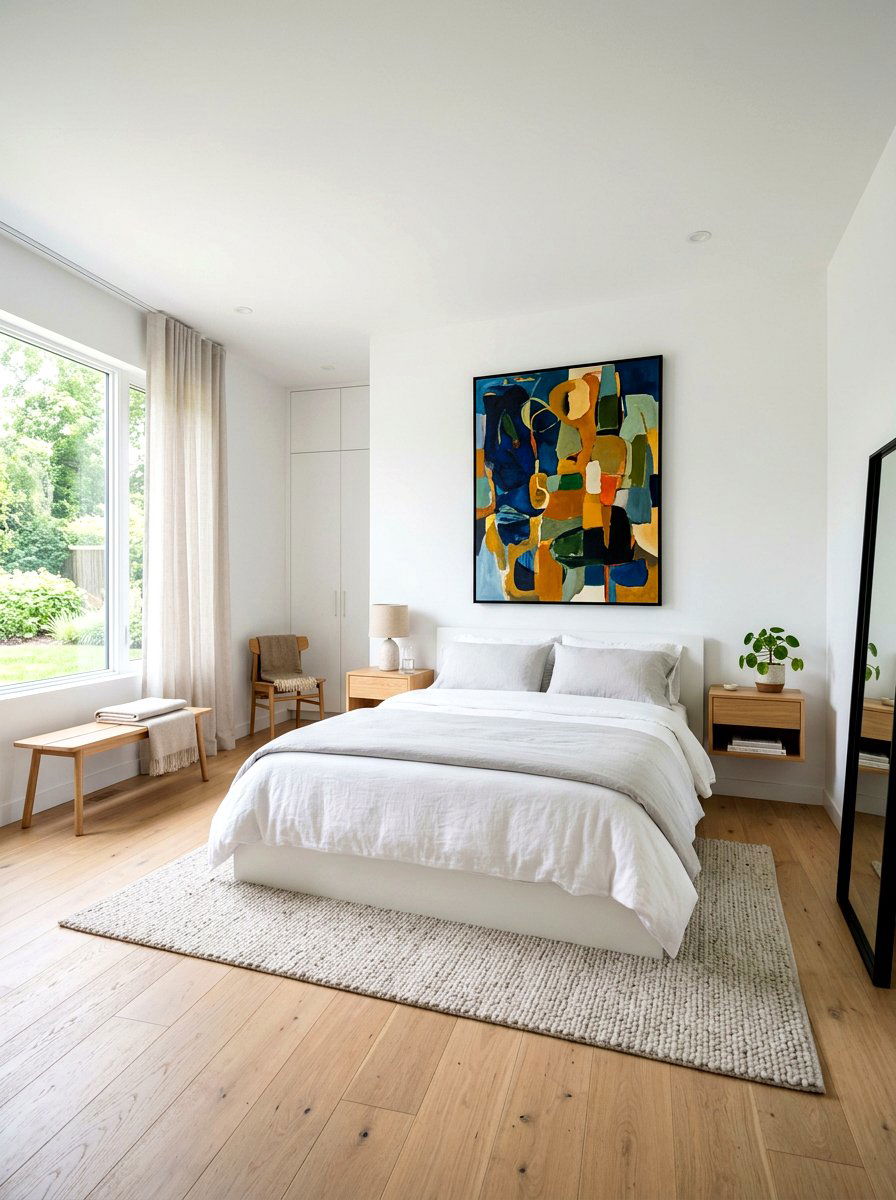 Minimalist Guest Space - 30 guest room decor ideas