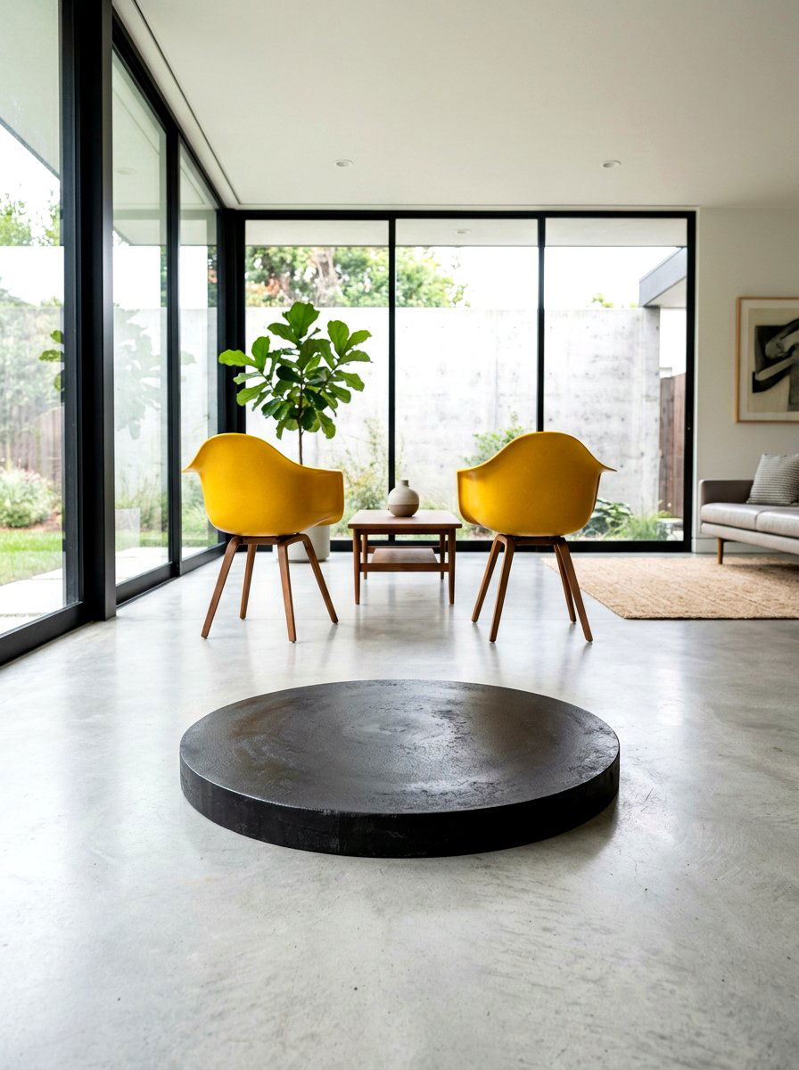 Minimalist Heavy Plate - 30 patio umbrella base styling ideas