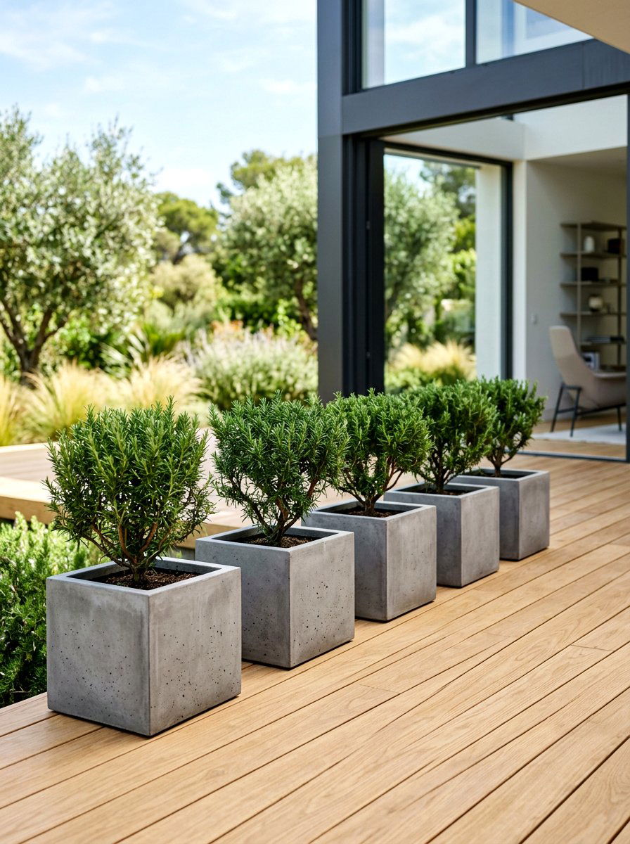 Minimalist Herb Garden - 30 herb rich backyard ideas