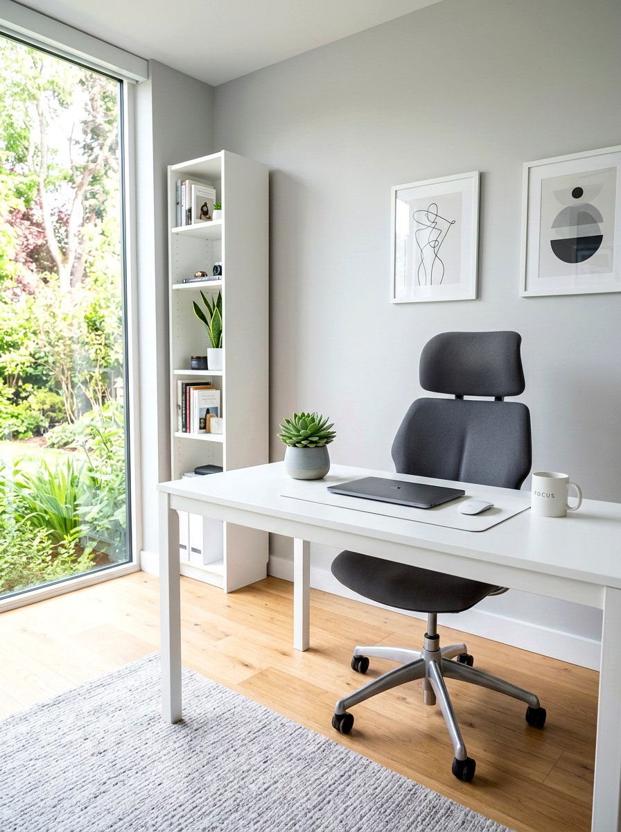 Minimalist Home Office - 30 office nook ideas