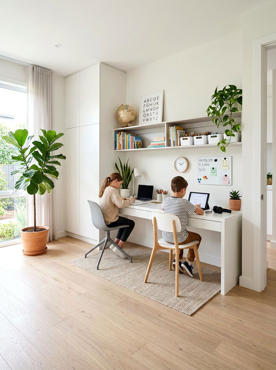 Minimalist Homeschool Room - 30 homeschool room ideas