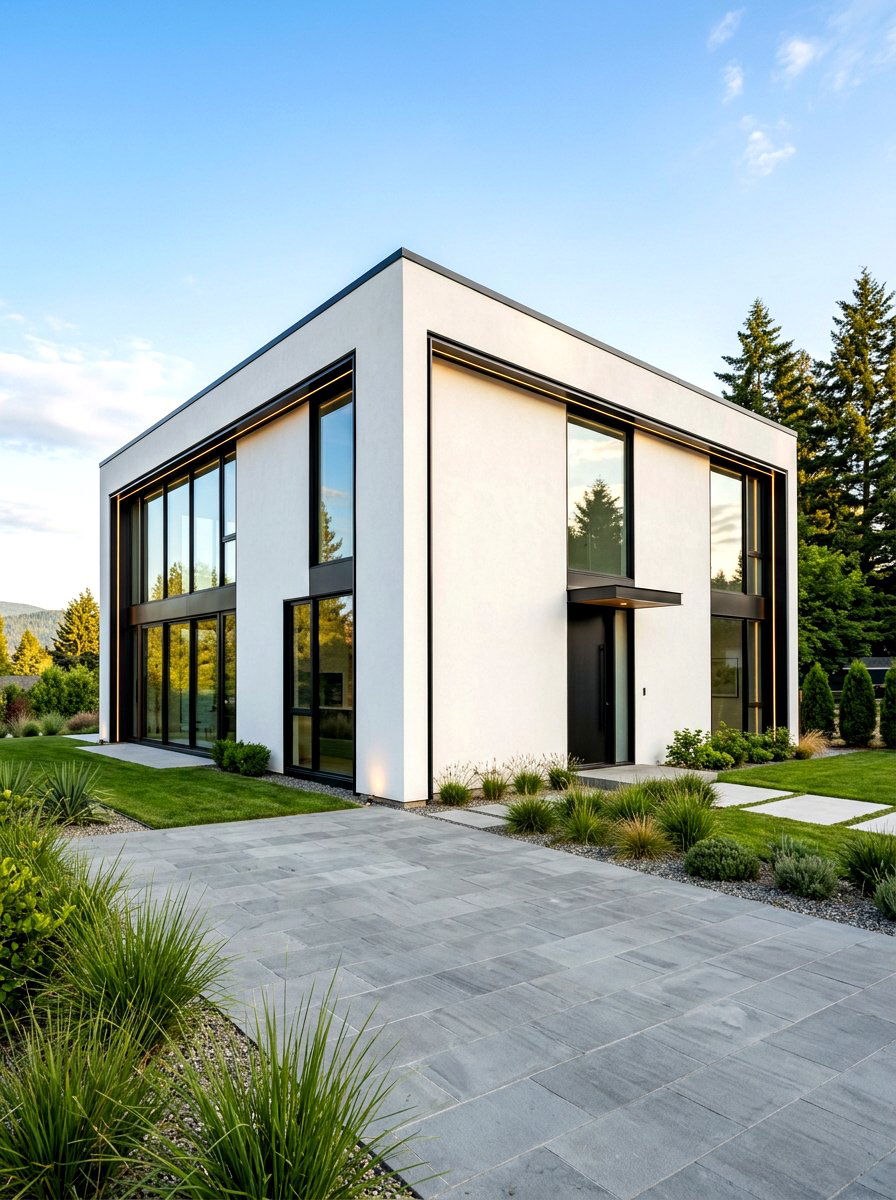 Minimalist House Black Trim - 30 black trim exterior ideas