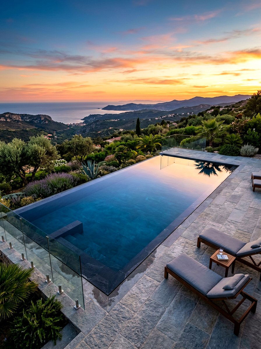 Minimalist Infinity Pools - 30 quiet luxury exterior ideas