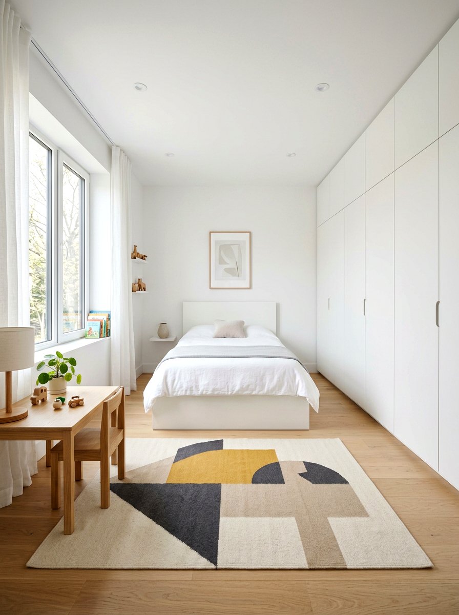 Minimalist Kids Room - 30 basement playroom ideas