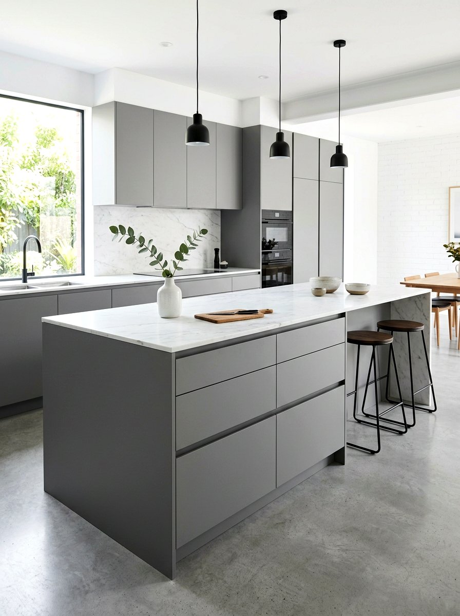 Minimalist Kitchen Island - 30 kitchen island ideas