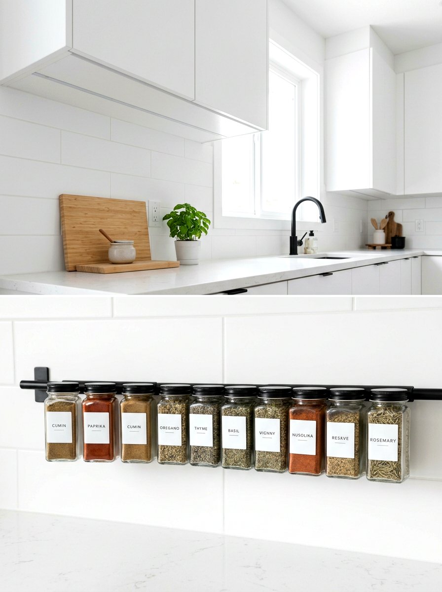 Minimalist Kitchen Storage - 30 spice rack ideas