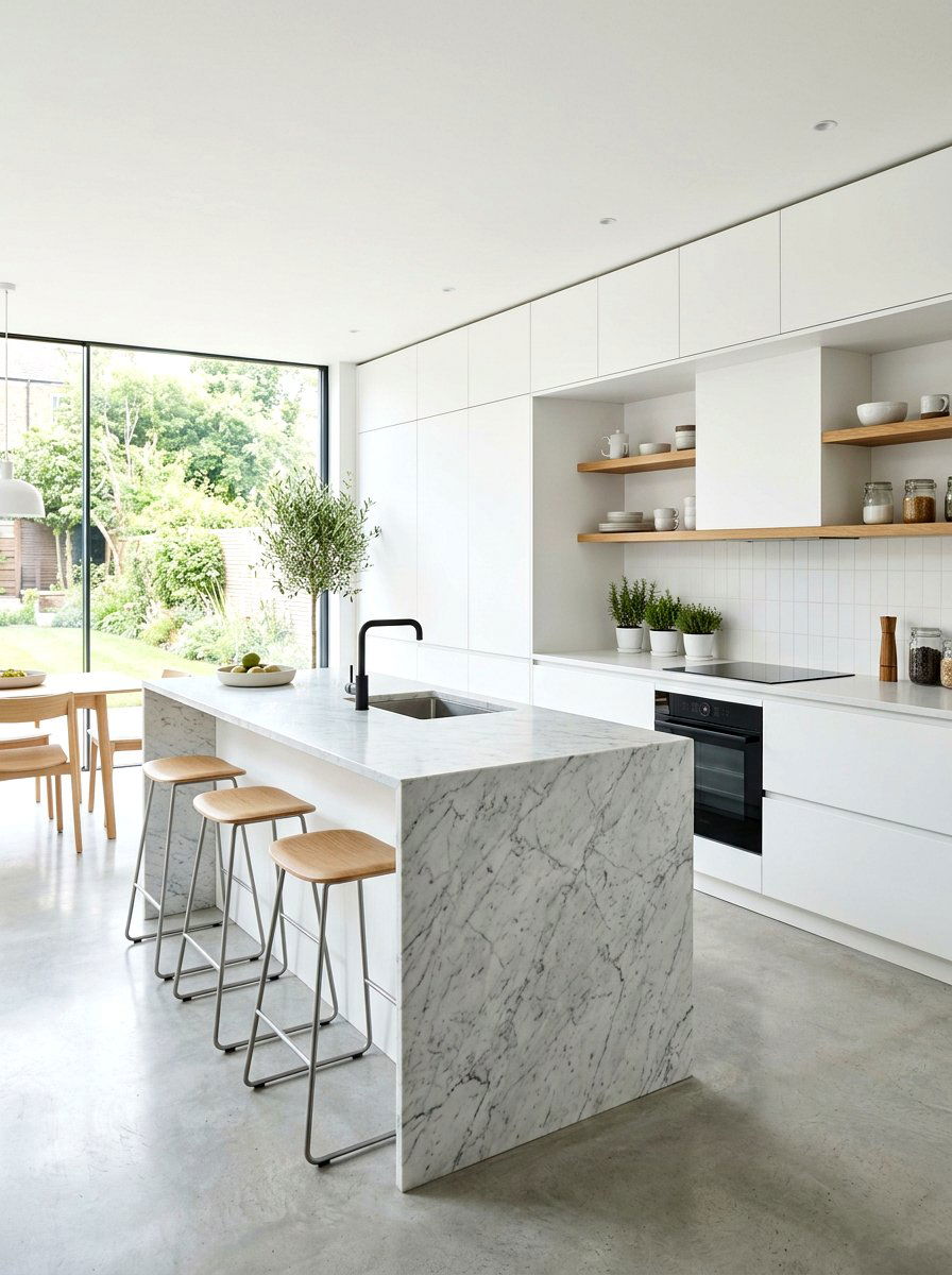 Minimalist Kitchen - 30 home and garden makeover ideas