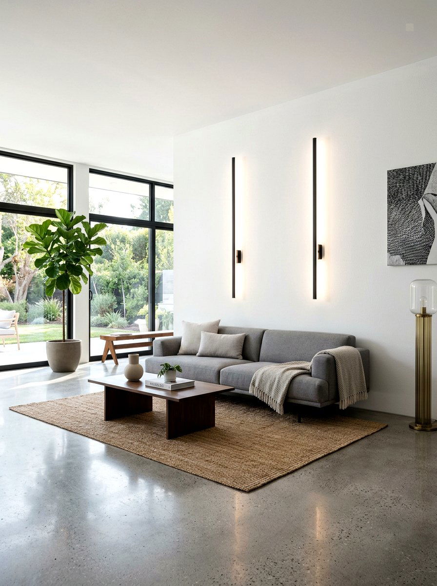 Minimalist LED Sconce - 30 wall sconce ideas