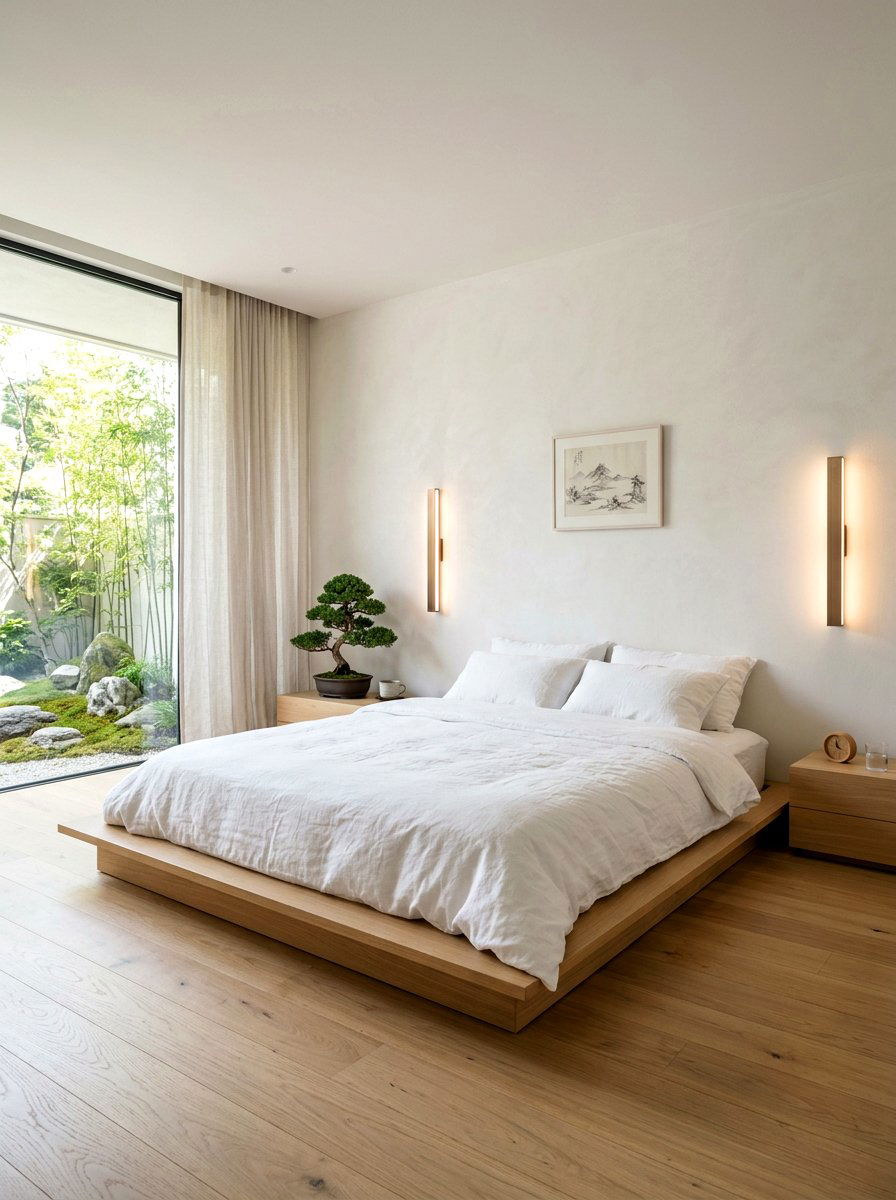Minimalist LED Sconce - 30 bedside wall sconce ideas