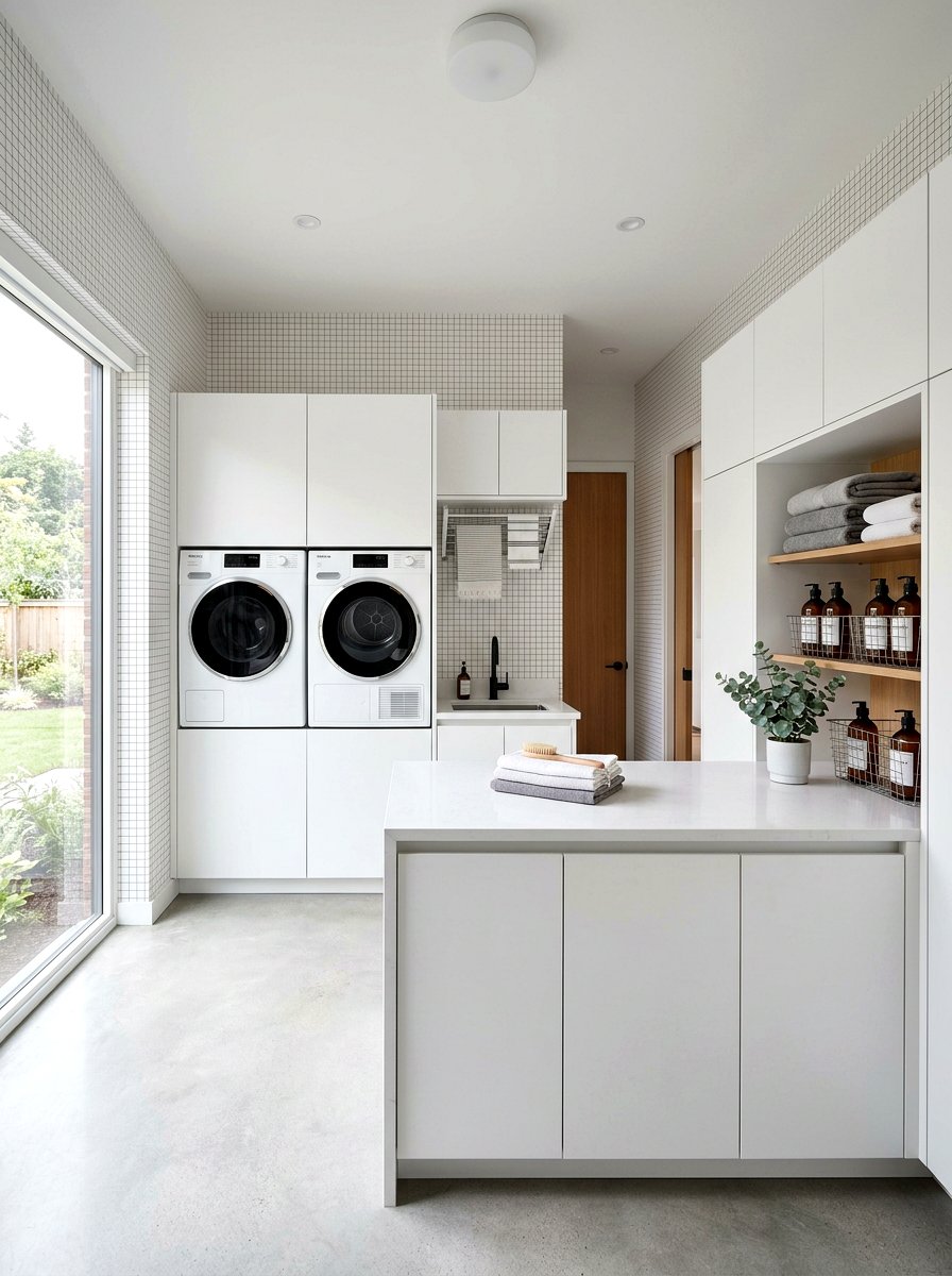 Minimalist Laundry Room Wallpaper - 30 laundry room wallpaper ideas