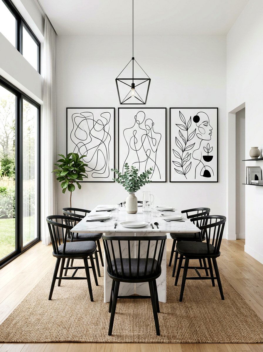 30 Dining Room Wall Art Ideas To Personalize Every Empty Space