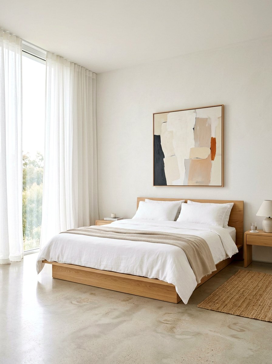 Minimalist Linen White Bedroom - 30 linen white bedroom ideas