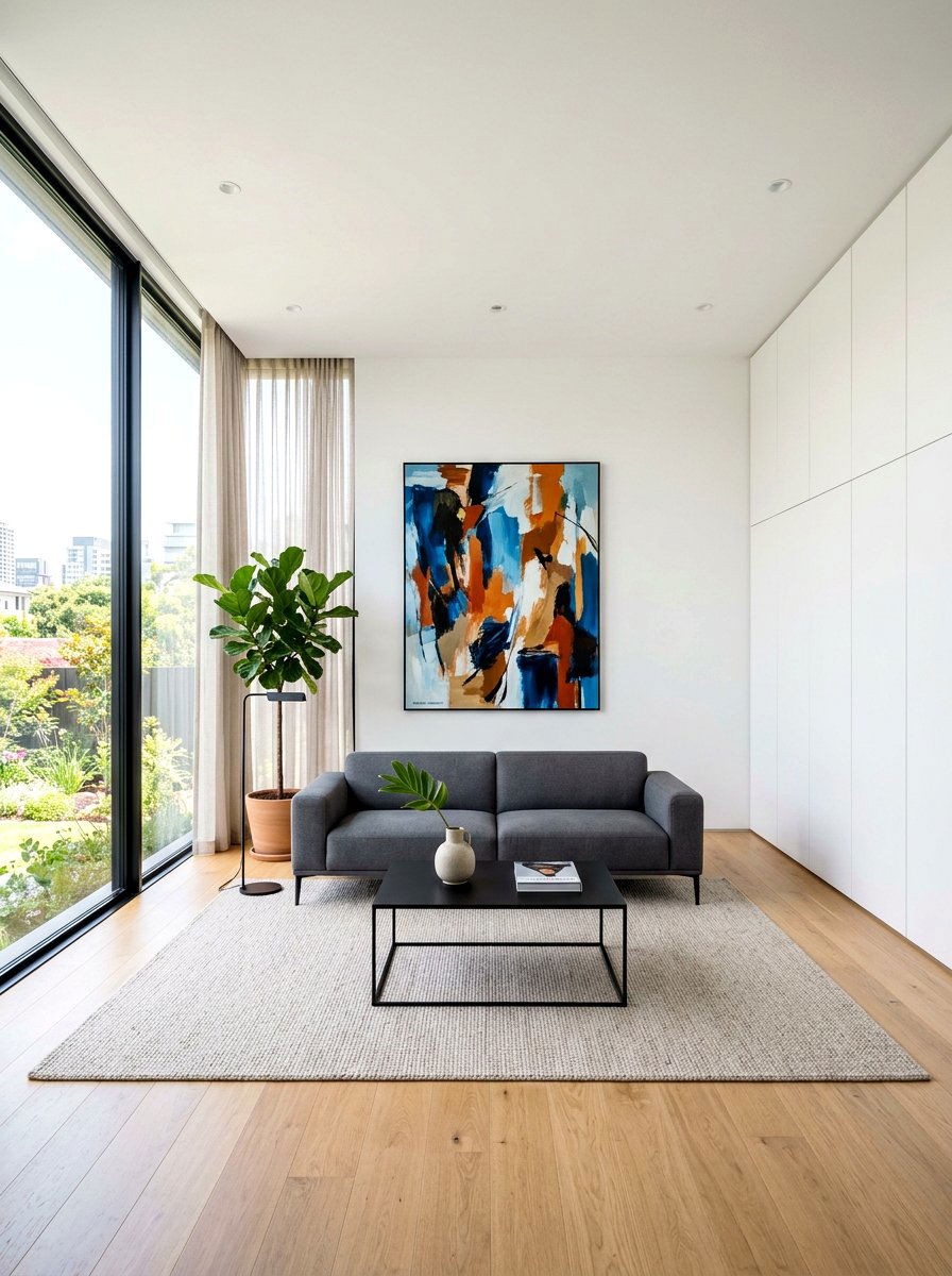 Minimalist Living Room - 30 first apartment living room ideas
