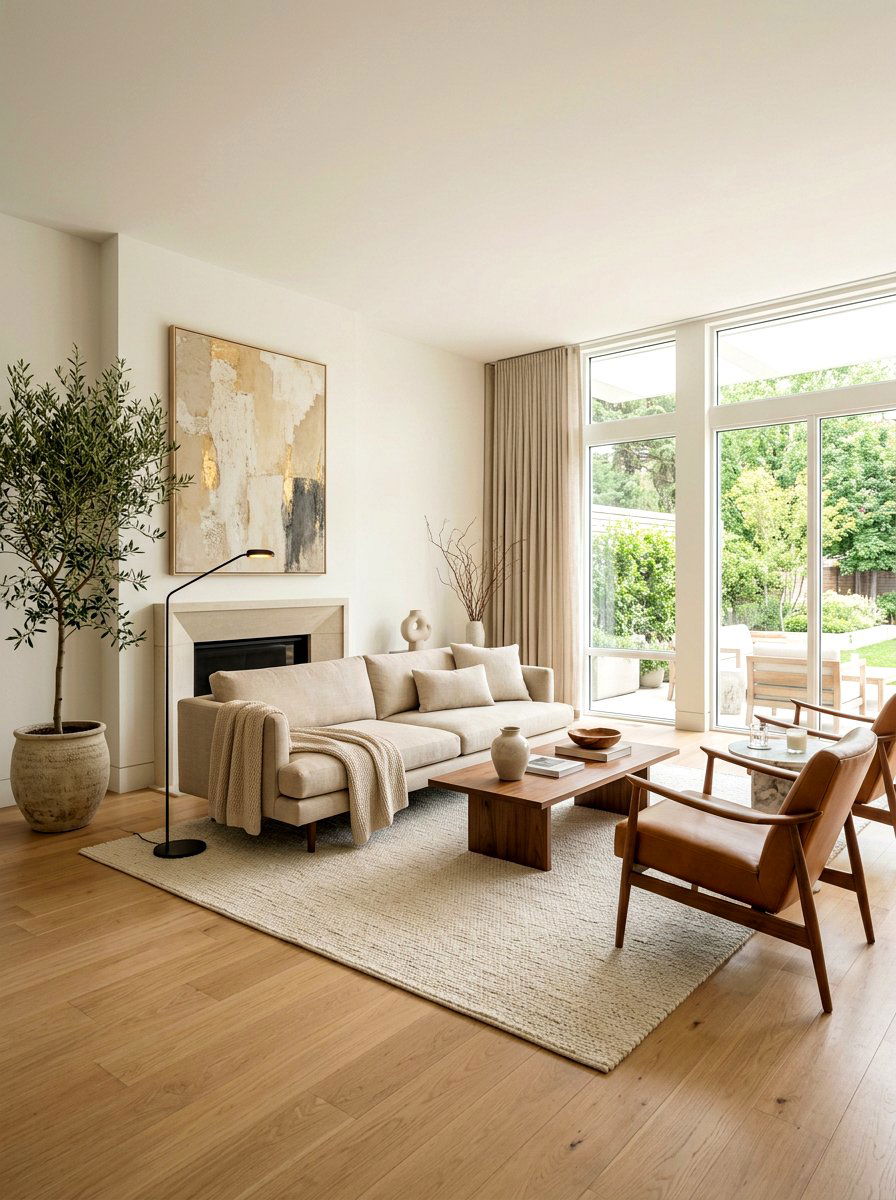 Minimalist Living Room Floor Lamp - 30 layered lamp living room ideas