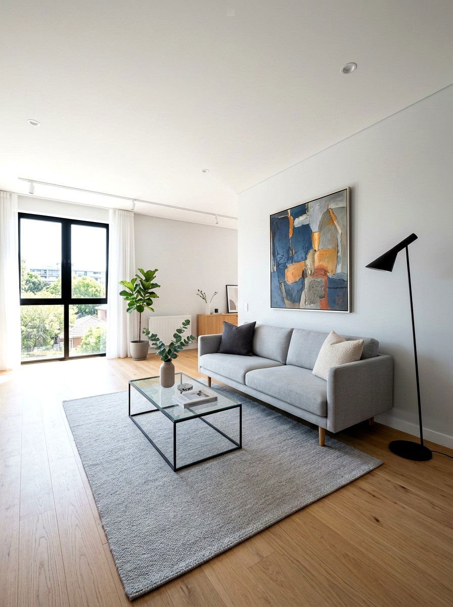 Minimalist Living Room Lighting - 30 lamp lit living room ideas