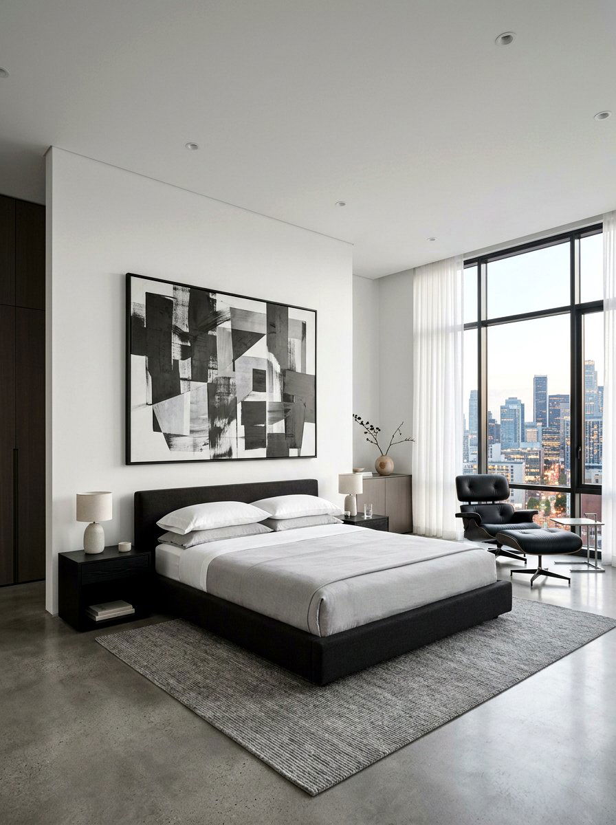 Minimalist Luxury Suite - 30 romantic hotel bedroom ideas