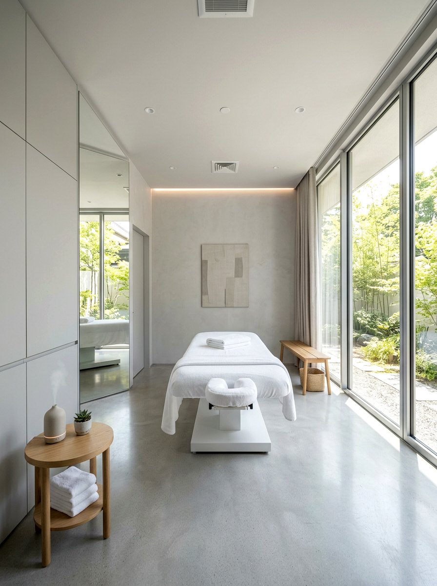 Minimalist Massage Room - 30 massage room ideas