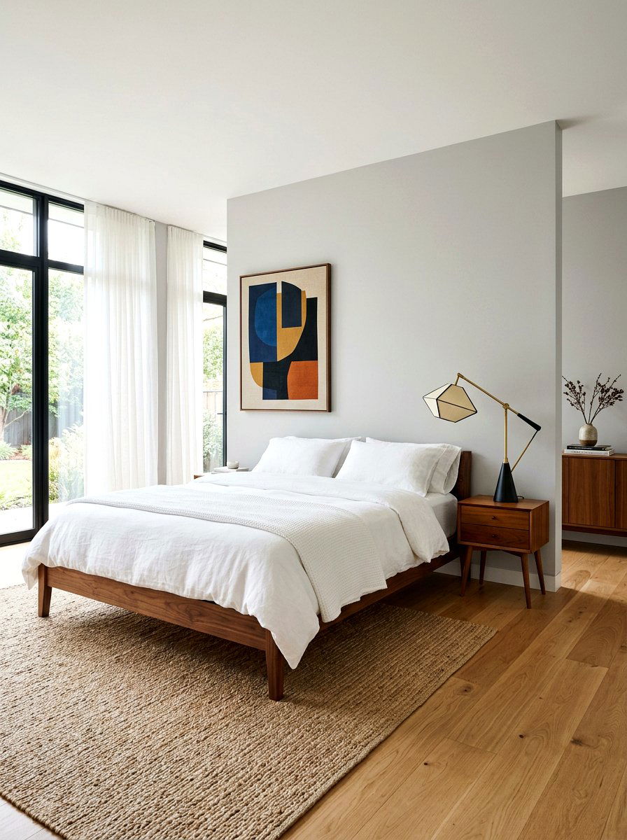 Minimalist Midcentury Bedroom - 30 midcentury bedroom ideas