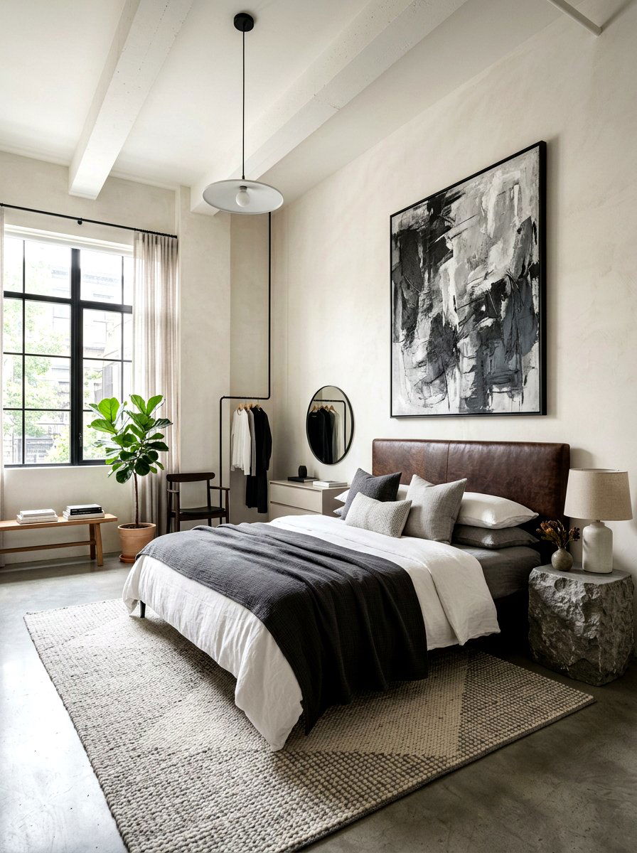 Minimalist Modern Eclectic Bedroom - 30 eclectic bedroom ideas