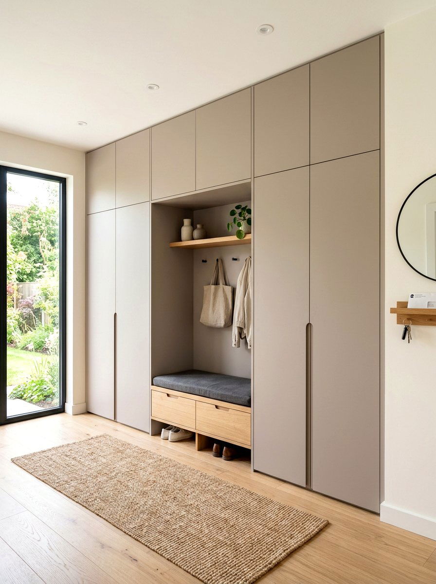 Minimalist Mudroom Cabinetry - 30 mudroom ideas