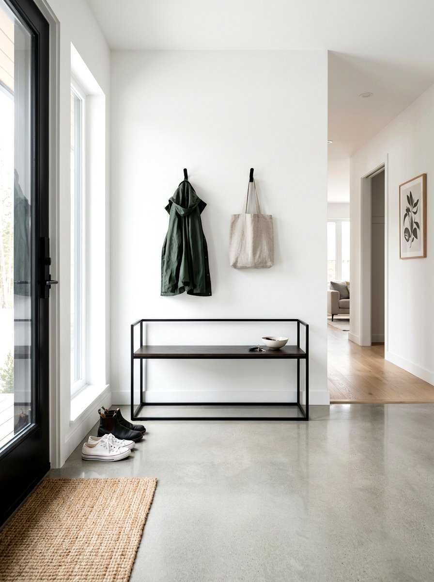 Minimalist Mudroom - 30 entry closet mudroom ideas