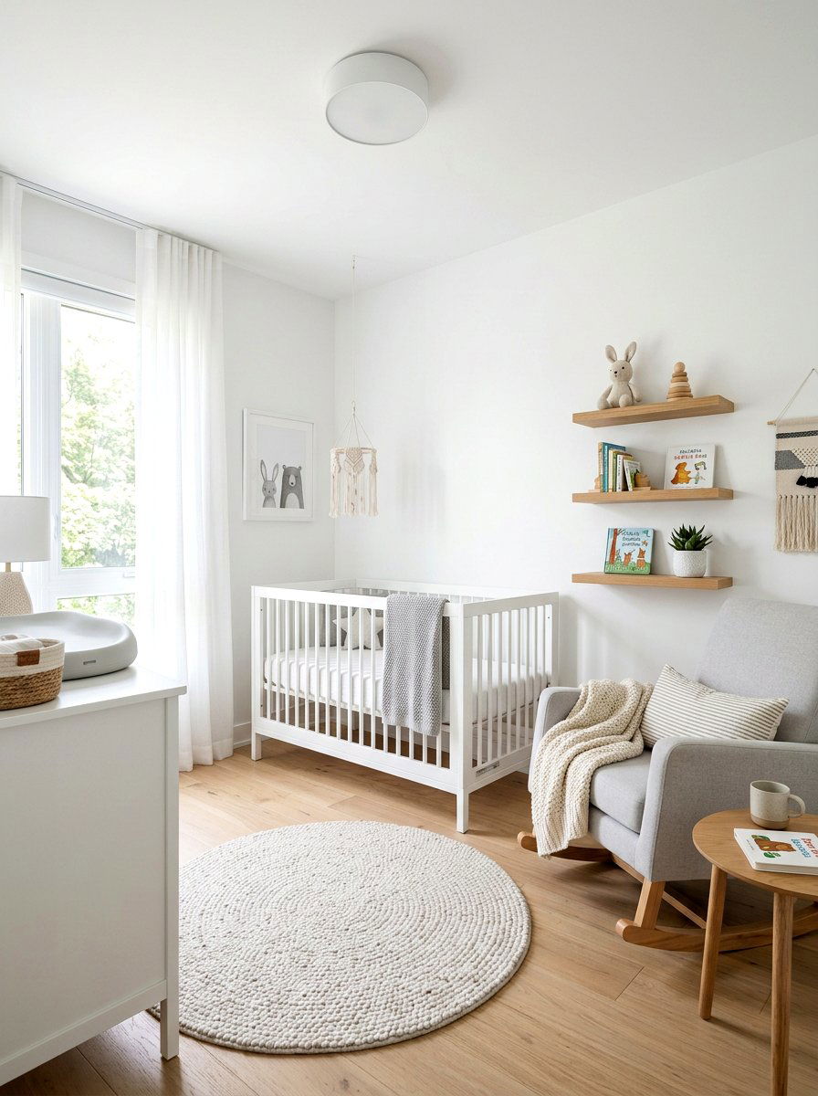 Minimalist Nursery - 30 viral nursery ideas