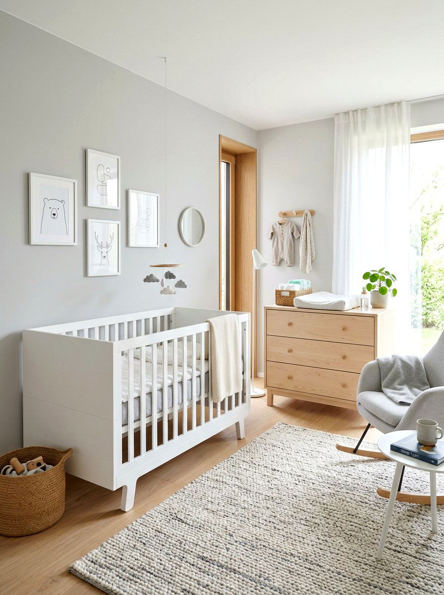 Minimalist Nursery - 30 nursery ideas