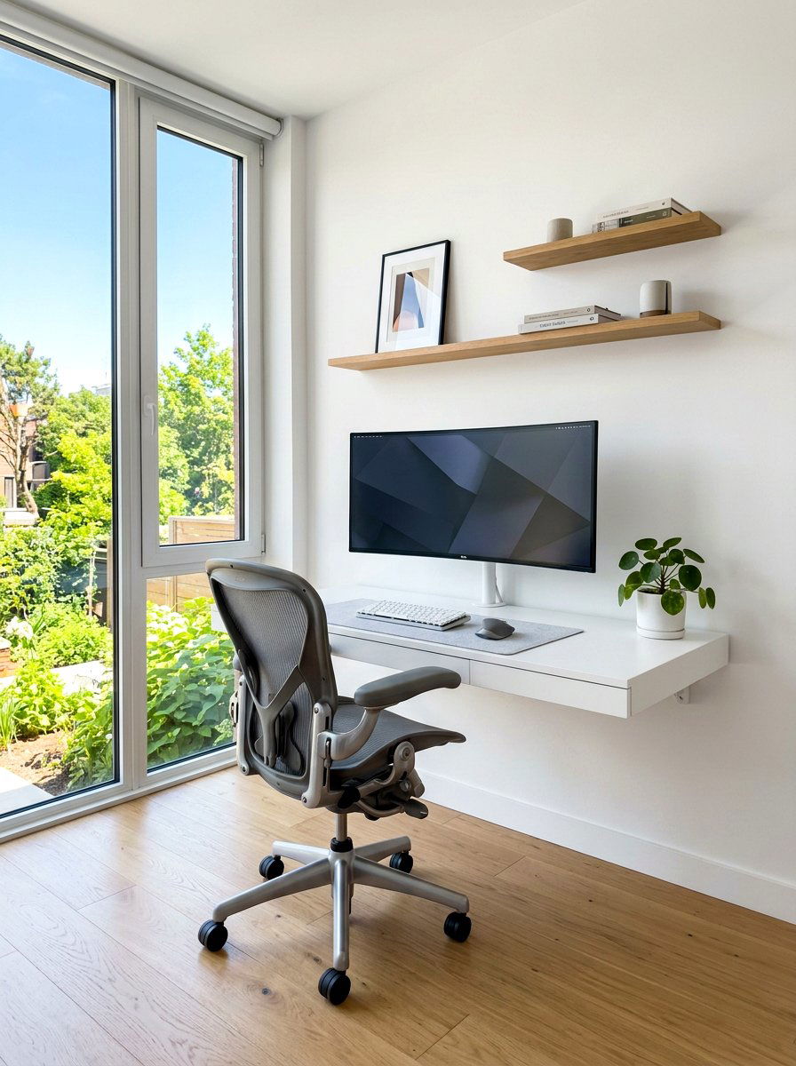 Minimalist Office Setup - 30 video call office ideas