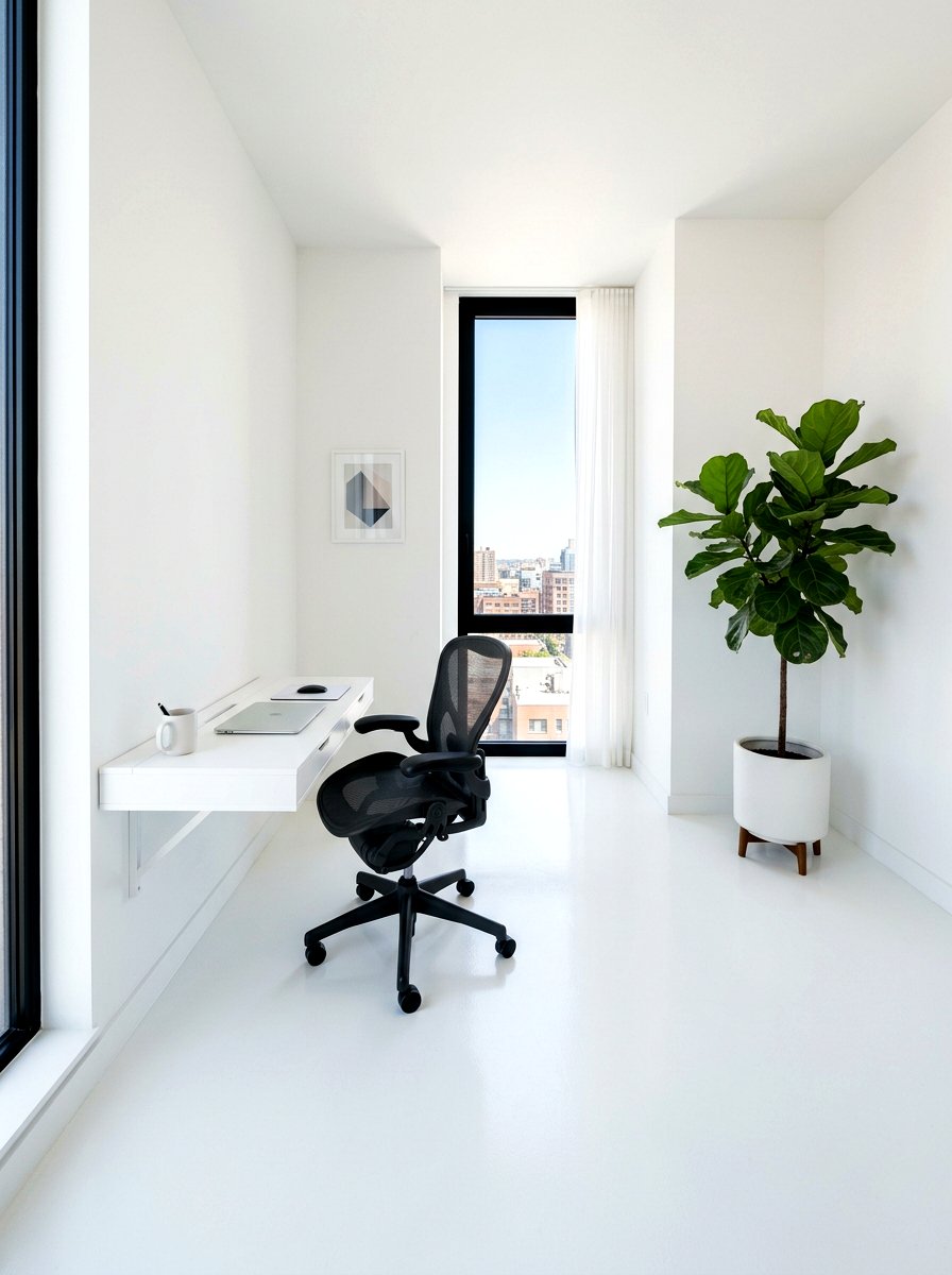 Minimalist Office - 30 flex room office ideas