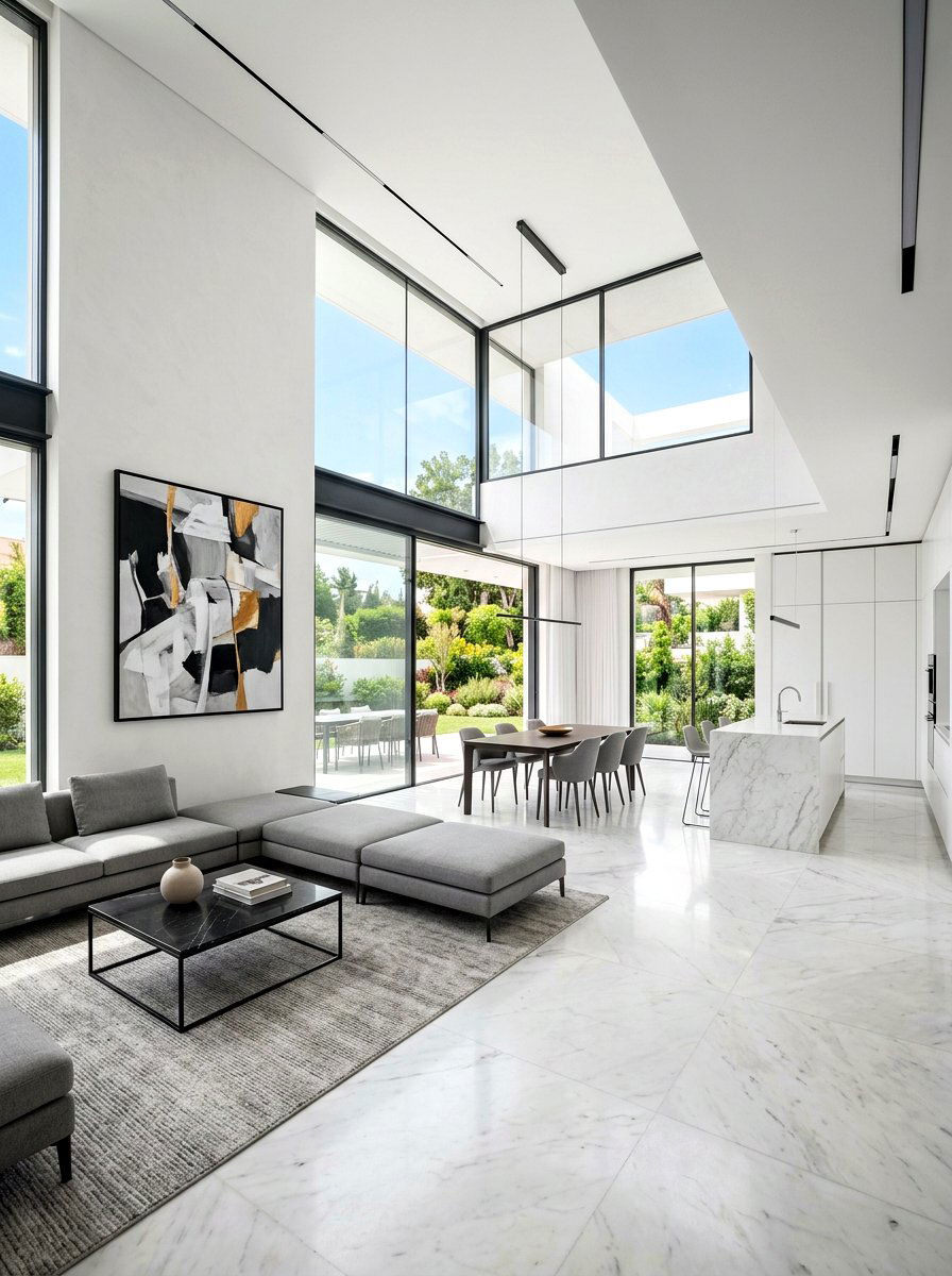 Minimalist Open Floor Plan - 30 open concept decorating ideas