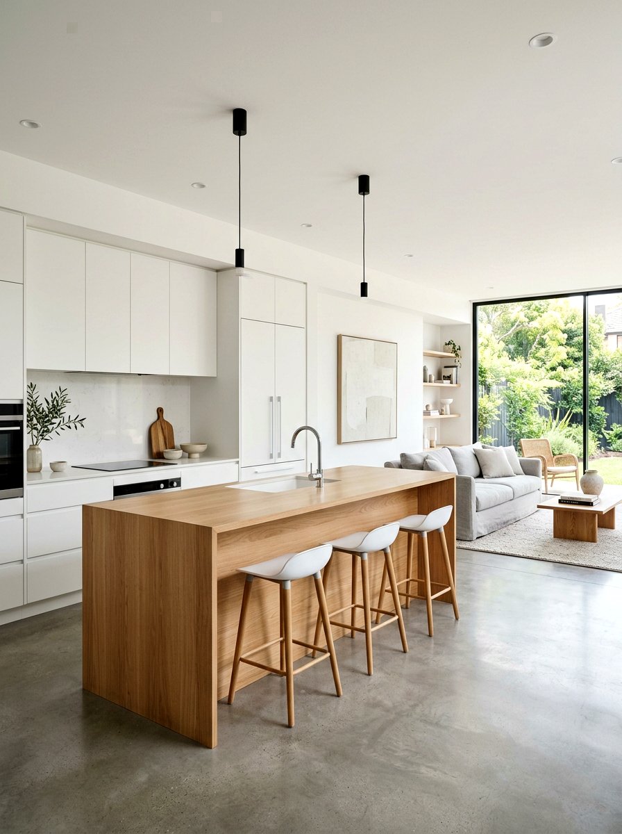 Minimalist Open Kitchen - 30 open kitchen ideas