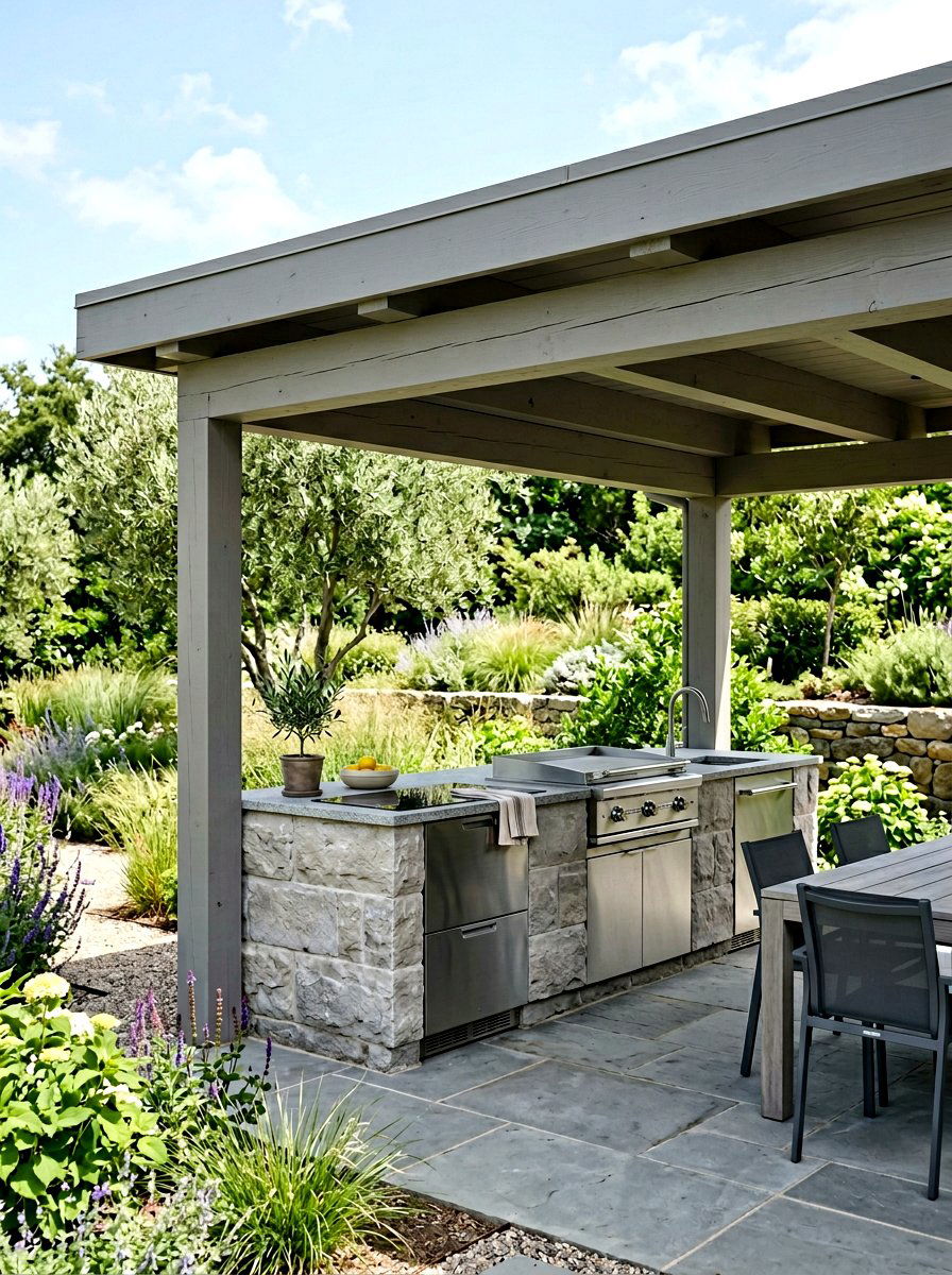 Minimalist Outdoor Pavilion Kitchen - 30 outdoor pavilion kitchen ideas