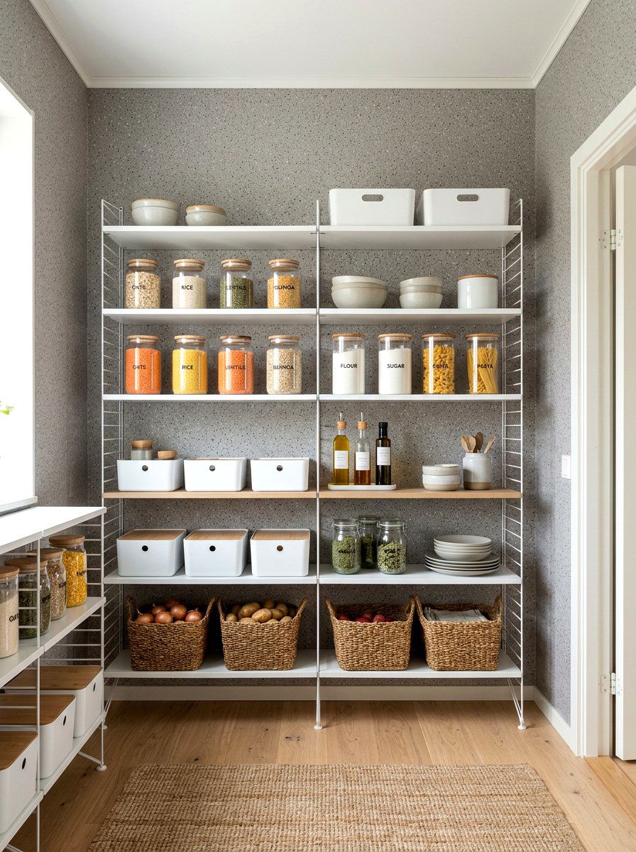 Minimalist Pantry Wallpaper - 30 pantry wallpaper ideas
