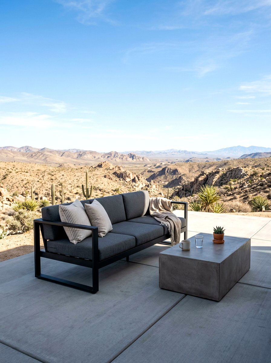 Minimalist Patio Furniture - 30 desert patio ideas