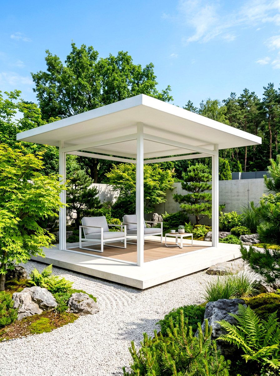 Minimalist Pavilion - 30 porch pavilion ideas