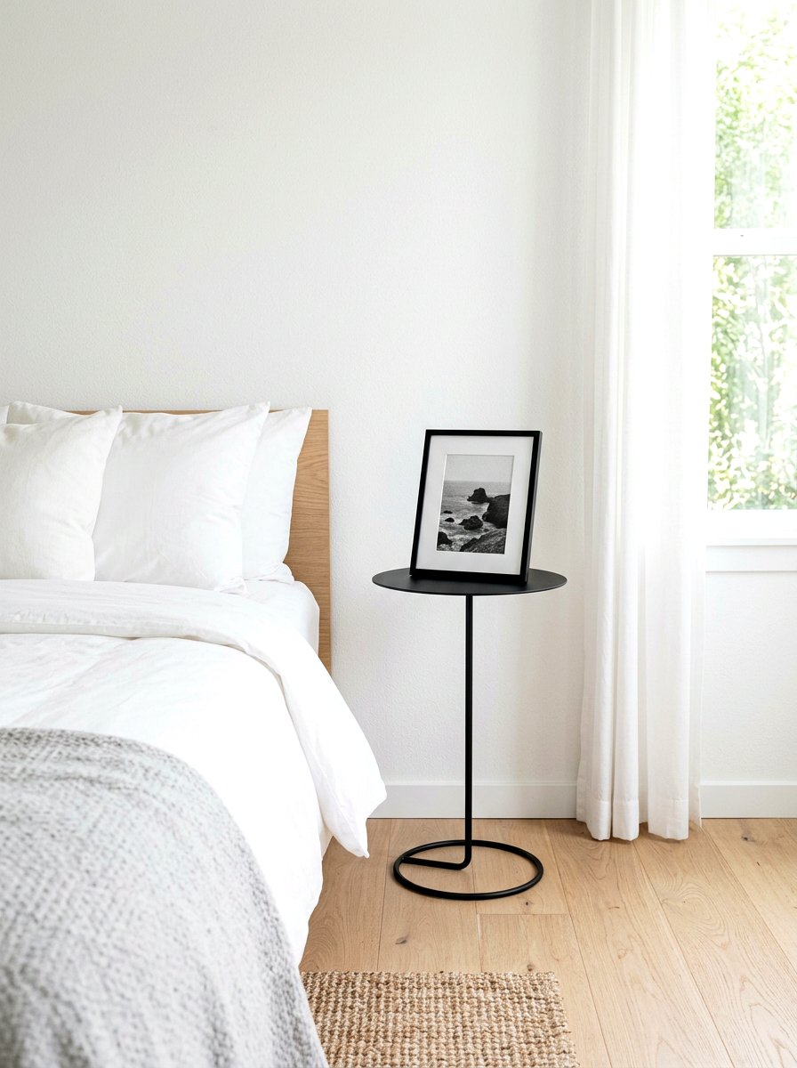 Minimalist Pedestal Side Table - 30 pedestal side table ideas