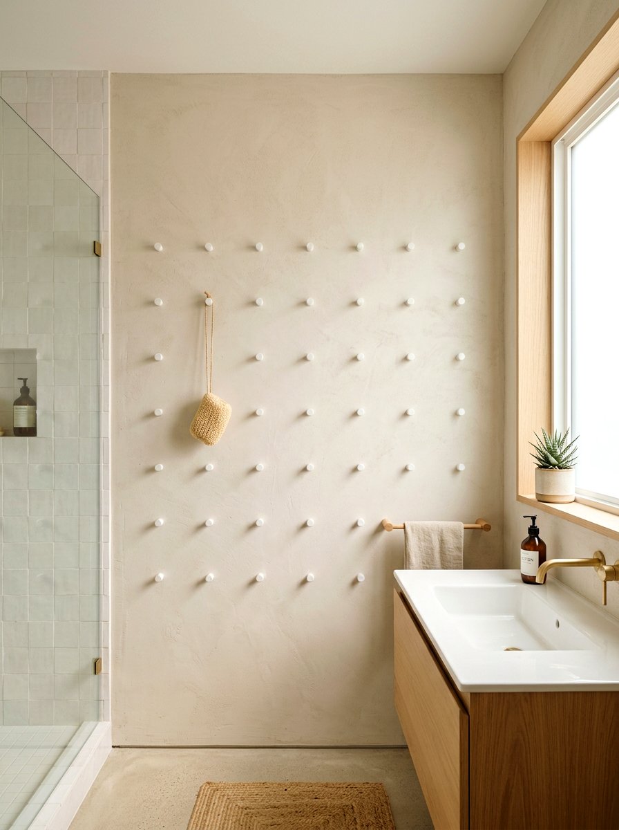 Minimalist Peg Hook - 30 robe hook bathroom ideas