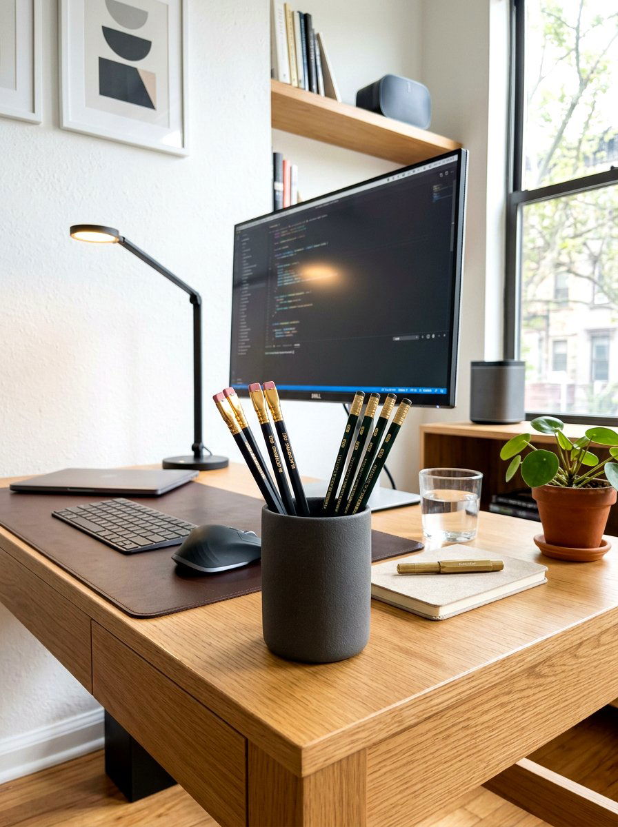 Minimalist Pencil Cup - 30 office organization ideas