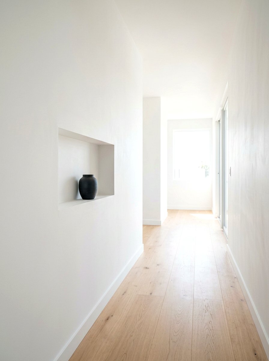 Minimalist Plaster Niche - 30 plaster wall niche ideas