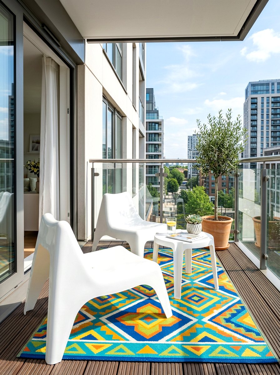 Minimalist Plastic Balcony Chair - 30 balcony lounge chair ideas