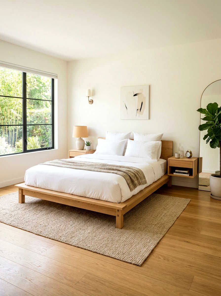Minimalist Platform Bed - 30 phone free bedroom ideas