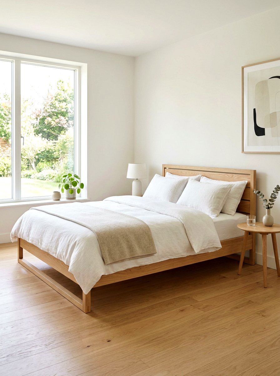 Minimalist Platform Wood Bed - 30 wood bed frame ideas