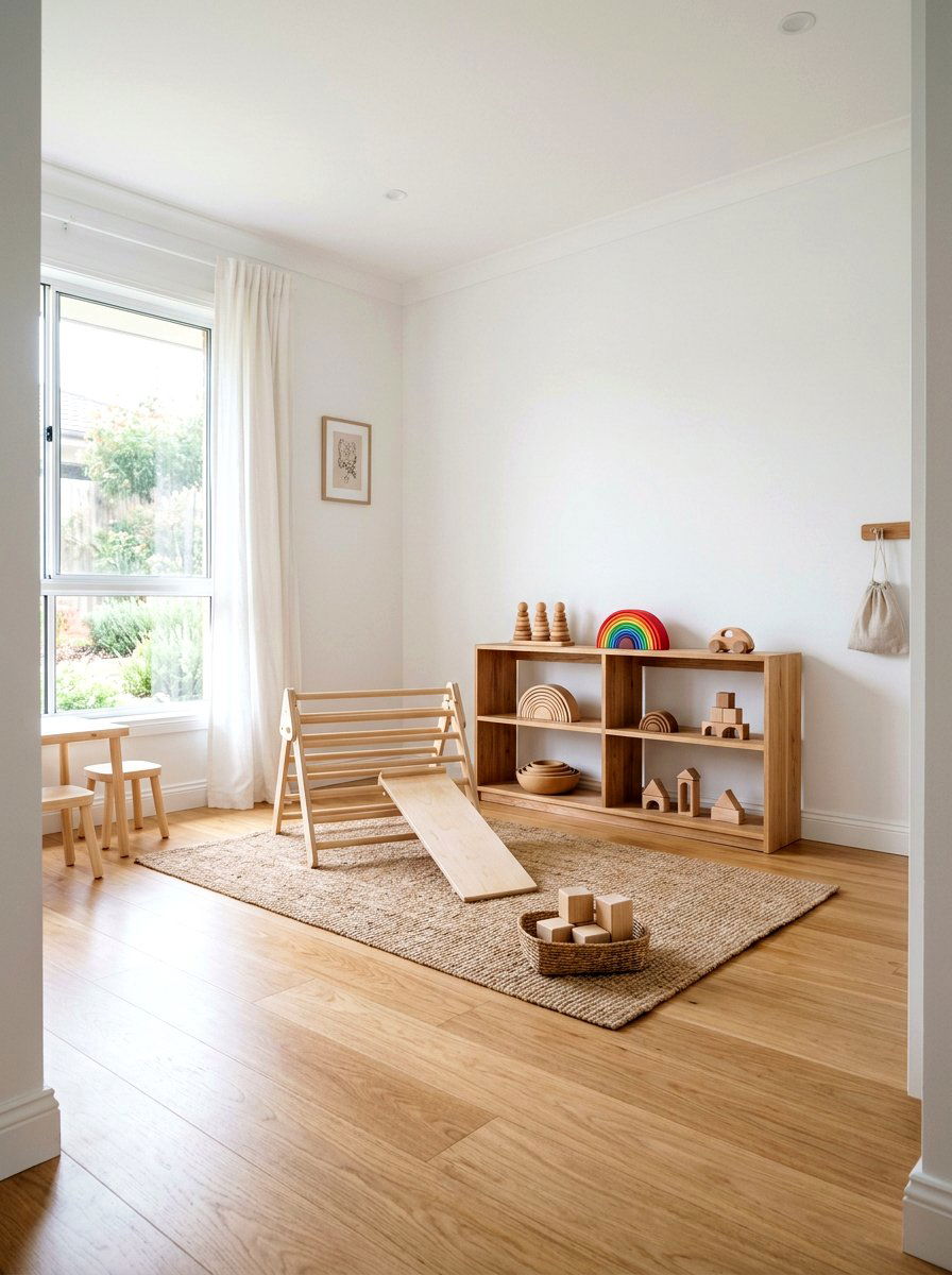 Minimalist Playroom - 30 toy library playroom ideas