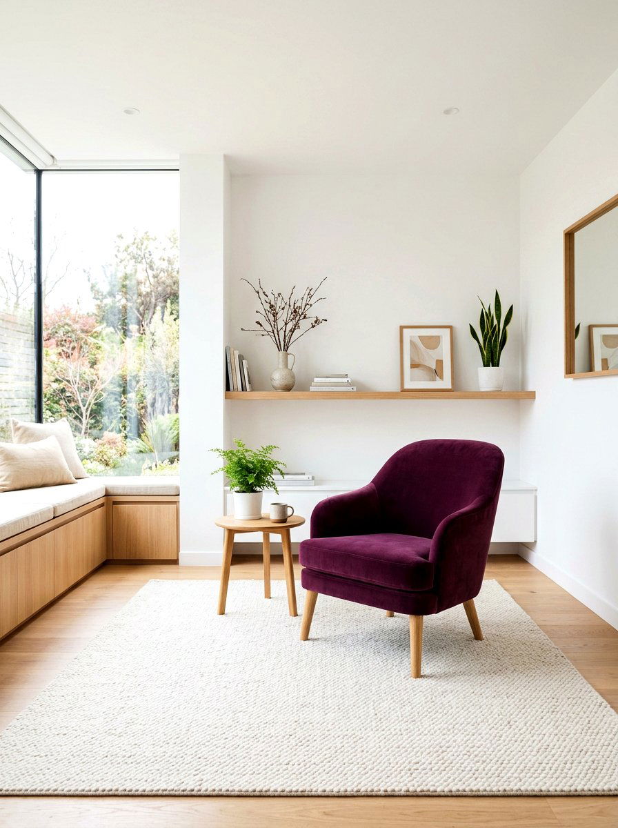 Minimalist Plum Studio - 30 plum room decor ideas