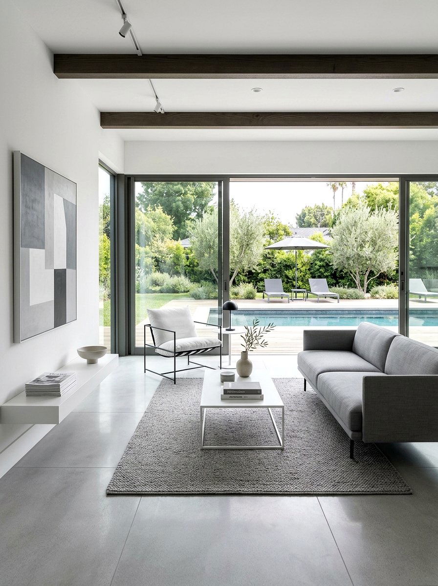 Minimalist Pool House Interior - 30 pool house decor ideas