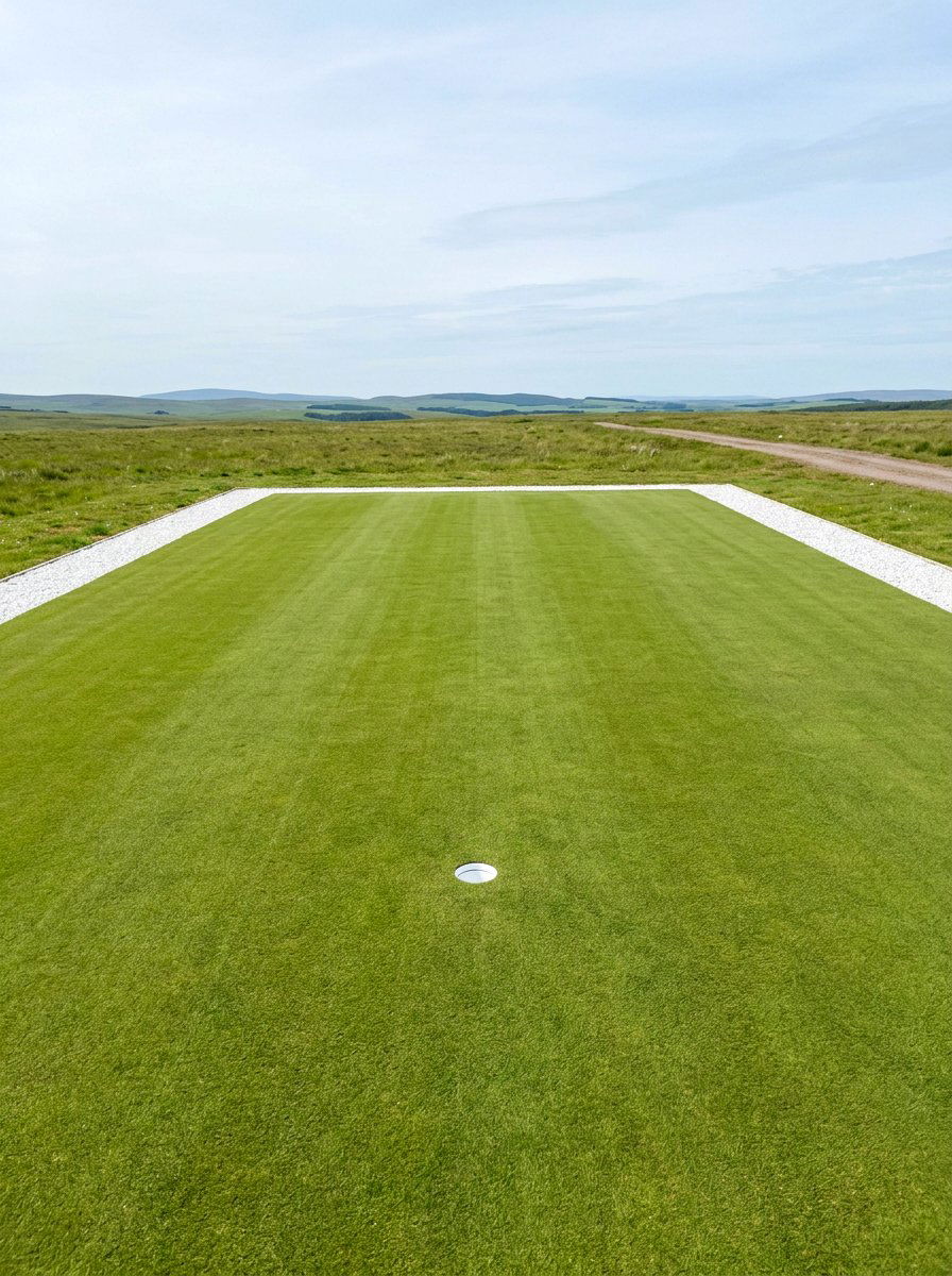 Minimalist Putting Green - 30 backyard putting green ideas