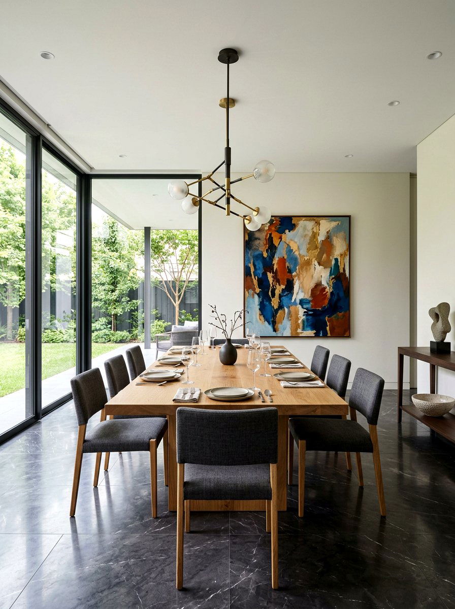 Minimalist Quiet Luxury Dining Room - 30 old money dining room decor ideas