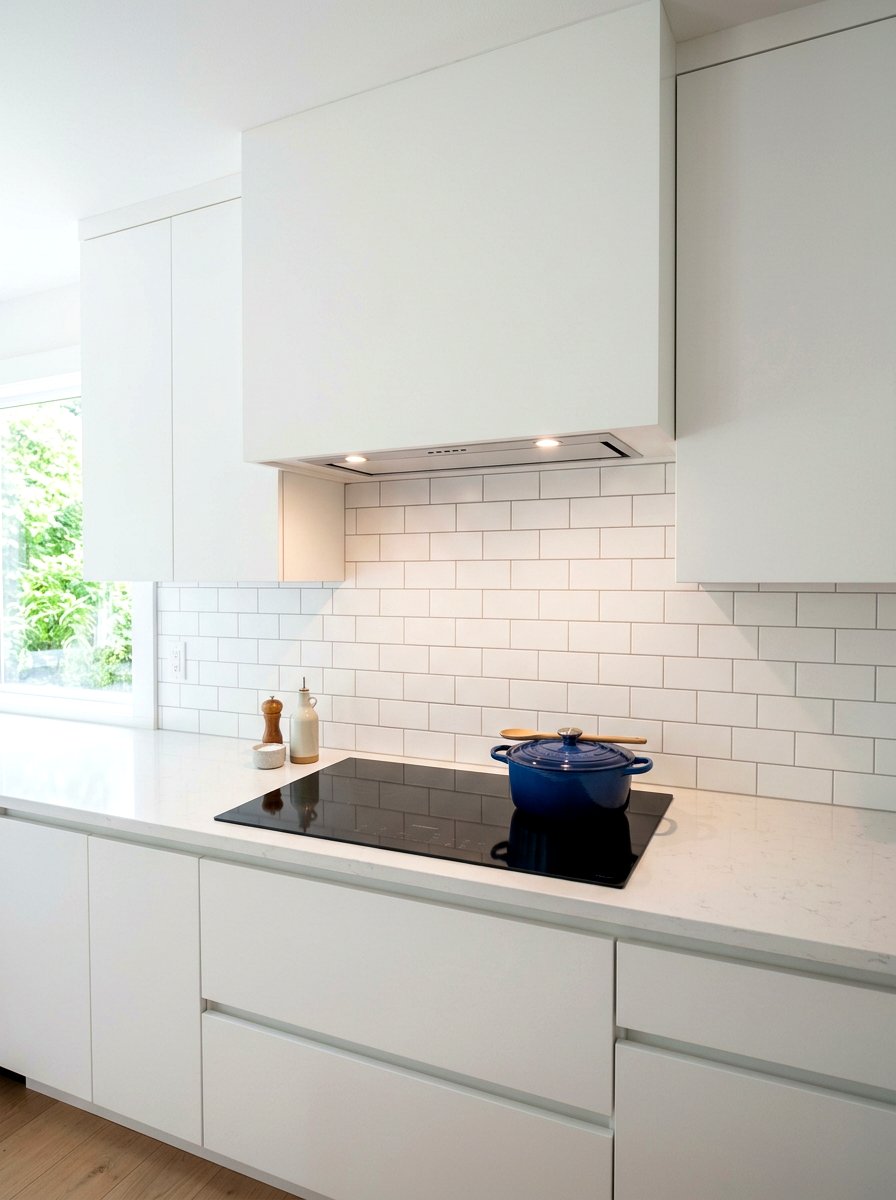 Minimalist Range Hood - 30 scandi kitchen ideas