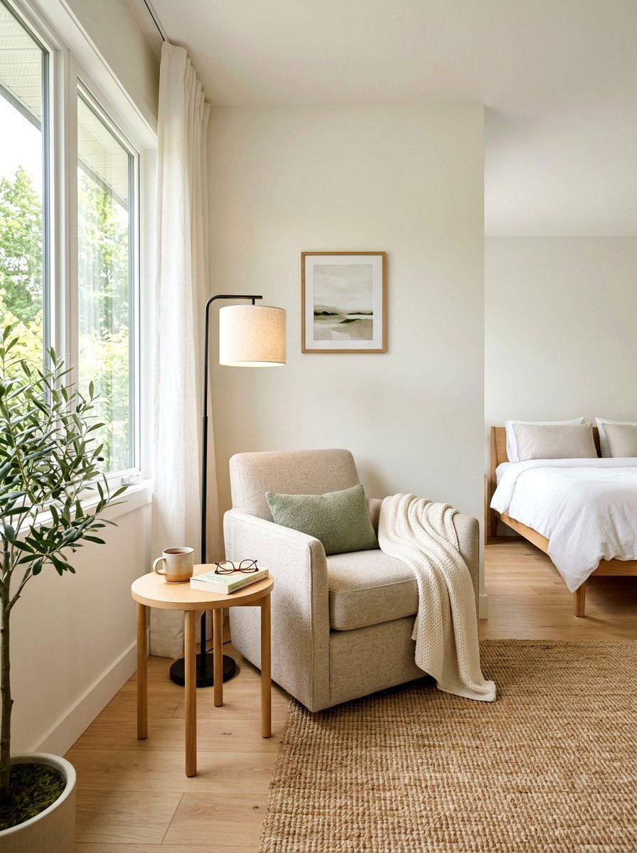 Minimalist Reading Nook Bedroom - 30 minimalist bedroom ideas