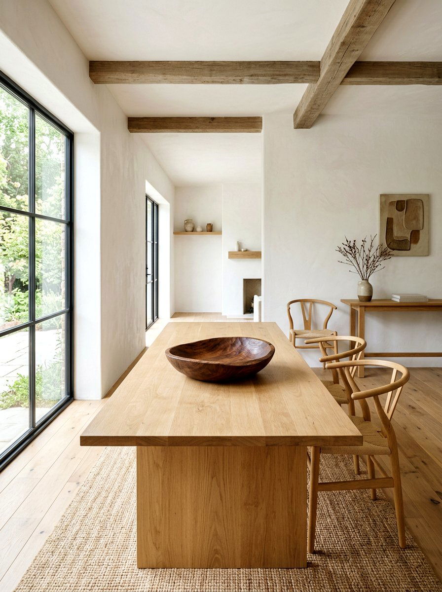 Minimalist Rustic Decor - 30 rustic dining room ideas